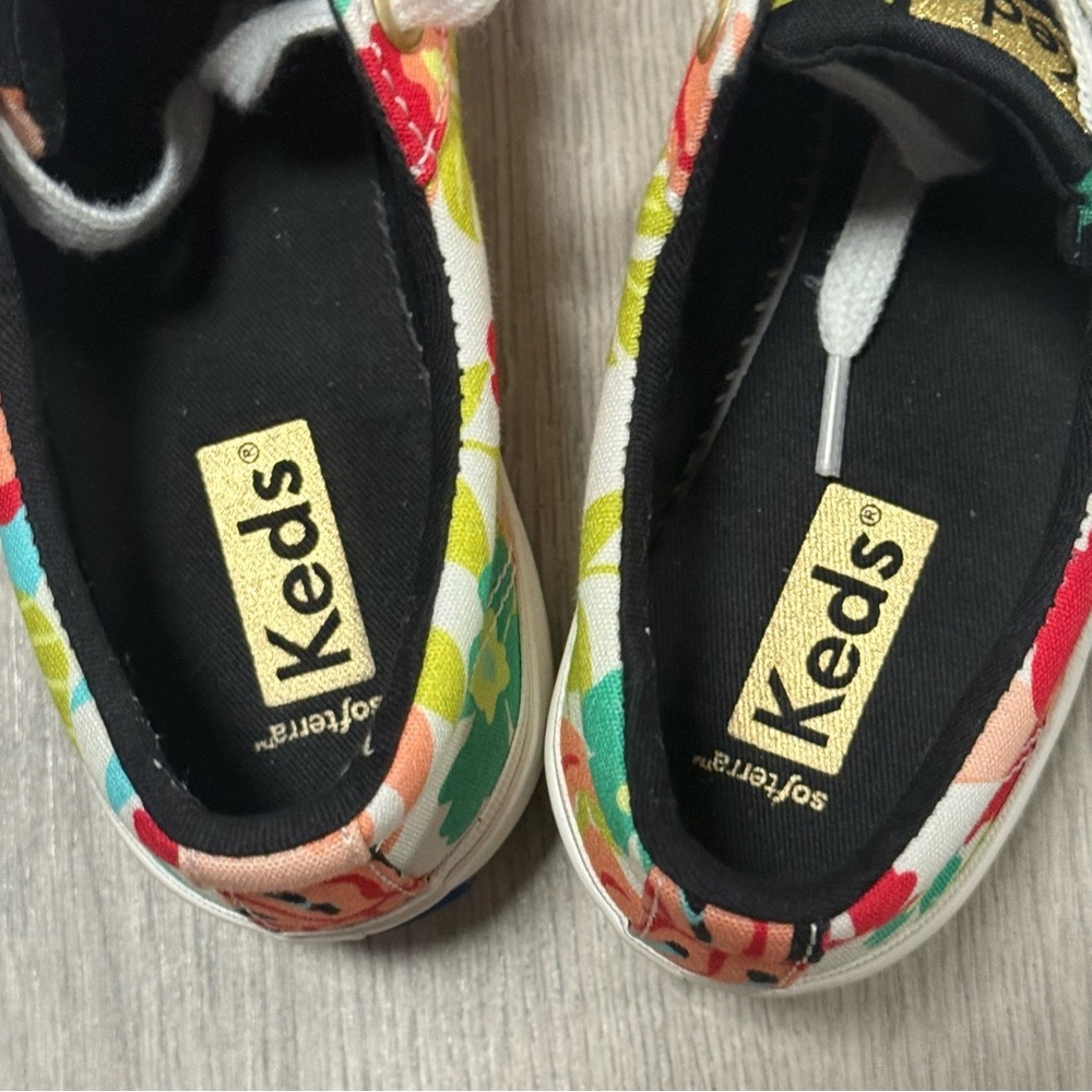 Keds Kids Tropical Like New Colorful Floral Sneakers Size 4 — image 7 of 8